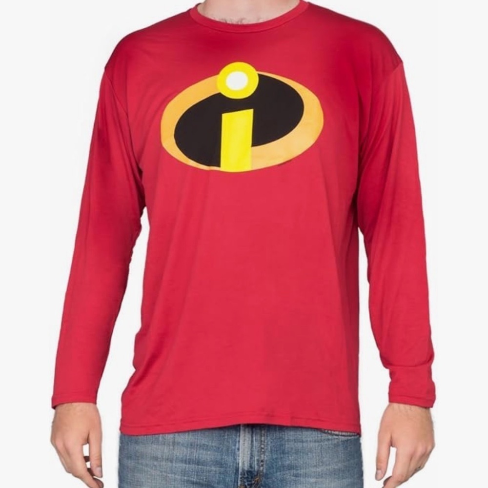 Incredibles Adult Long Sleeve T-shirt size medium NWOT